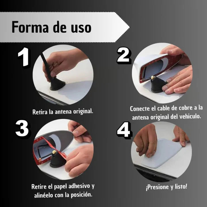 Antena tiburón para carro + ENVÍO GRATIS!🔥