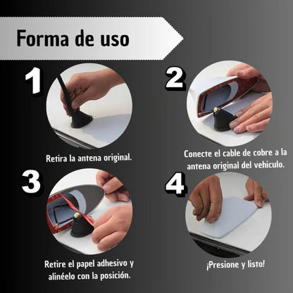 Antena tiburón para carro + ENVÍO GRATIS!🔥