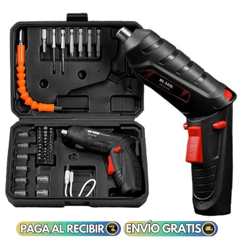 Destornillador eléctrico + 45 herramientas + Envío gratis!😱🔥