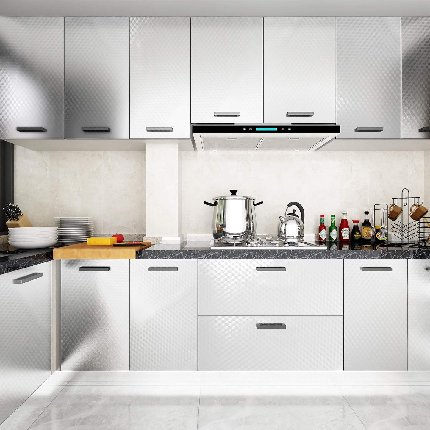 2 Metros de Aluminio Adhesivo para Cocina + ENVÍO GRATIS🔥