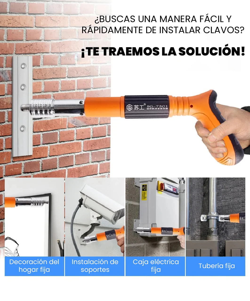 Pistola de Clavos + ENVÍO GRATIS🔥