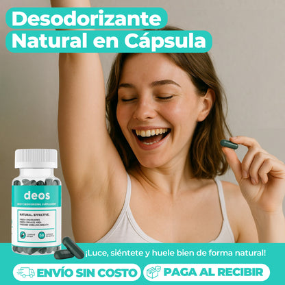 Desodorizante Natural en Cápsula + ENVÍO GRATIS🔥