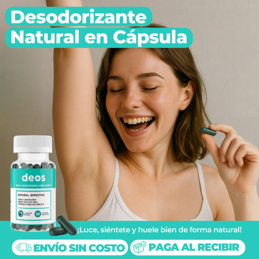 Desodorizante Natural en Cápsula + ENVÍO GRATIS🔥