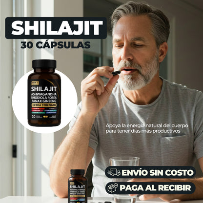 Shilajit 30 cápsulas + ENVÍO GRATIS🔥