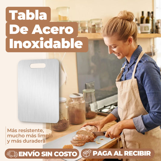 Tabla de Acero Inoxidable + ENVÍO GRATIS🔥