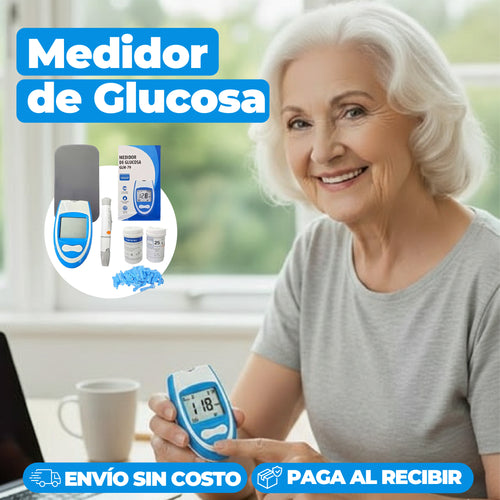 Medidor de glucosa + ENVÍO GRATIS🔥