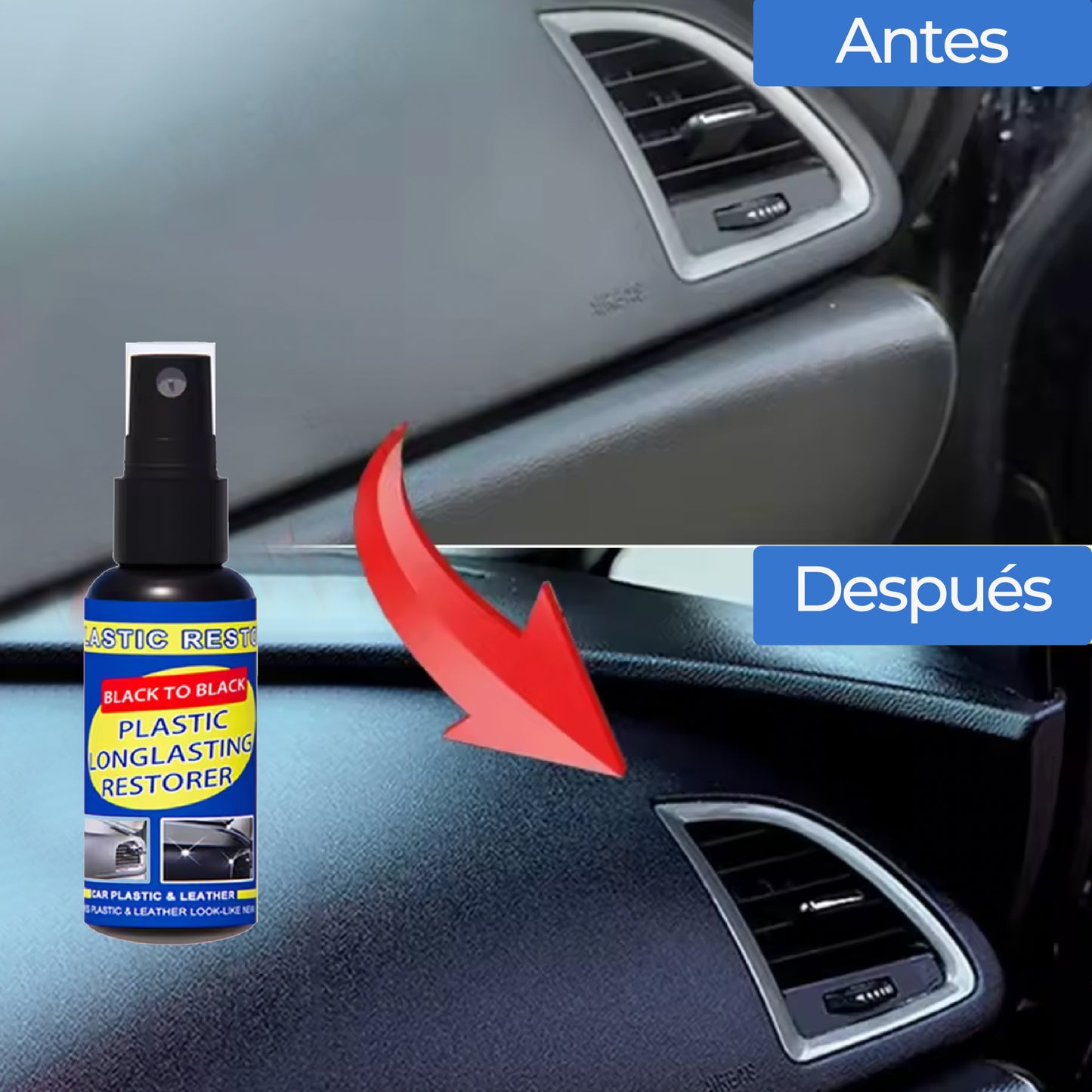 Restaurador de partes negras + ENVÍO GRATIS🚗🔥